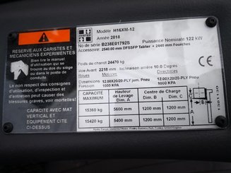 Carretilla contrapesada de 4 ruedas Hyster H16XM-12 - 12