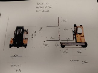 Carretilla carga lateral Baumann GX70/14/40