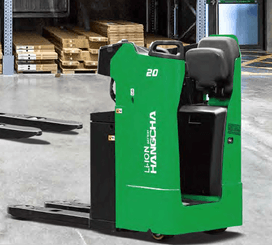 Transpaleta con plataforma Hangcha  TRANSPALETTE  PORTE DEBOUT (CBD20-XAC1RS-I)