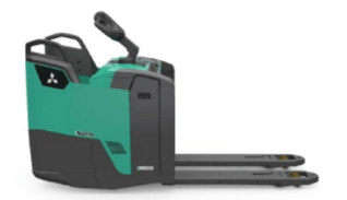 Transpaleta con plataforma Mitsubishi PBF20N3R Fourches 2400mm