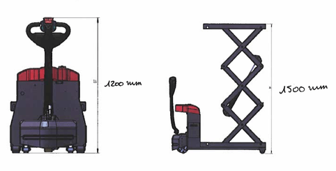 Mesa elevadora Hangcha 1510XB - 7