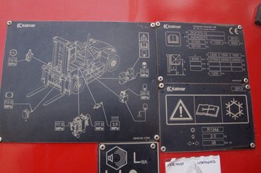 Carretilla contrapesada de 4 ruedas Kalmar DCF370-1200