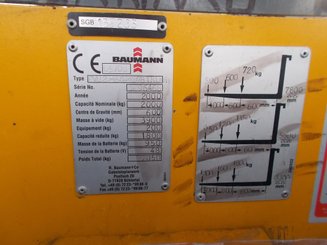 Carretilla multidireccional carga lateral Baumann EVU 20-18/14-12