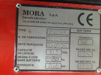 Carretilla contrapesada de 4 ruedas Mora EP105RK - 8