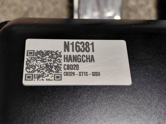 Transpaleta con plataforma Hangcha CBD20-XT1S-SiSU