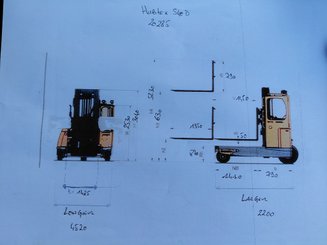Carretilla carga lateral Hubtex S40D