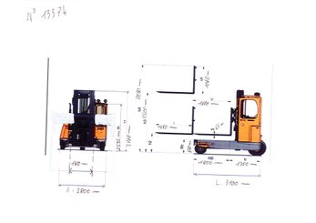 Carretilla multidireccional carga lateral Combilift C6000 - 14