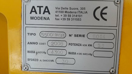 Tractor de remolque ATA 5500 LPG