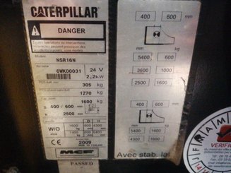 Apilador con plataforma Caterpillar NSR16N