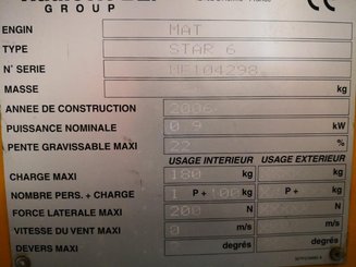 Plataforma de mástil Haulotte STAR6 - 10