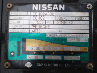 Carretilla contrapesada de 4 ruedas Nissan EGH02A30U - 6