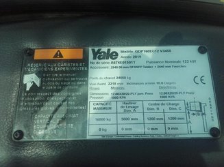 Carretilla contrapesada de 4 ruedas Yale GDP160EC12 - 7