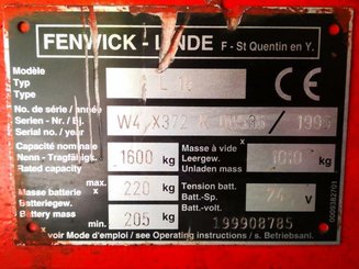 Apilador con conductor acompañante Fenwick L16 - 11
