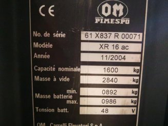Carretilla retráctil OM XR16AC