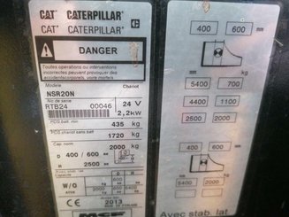 Apilador con plataforma Caterpillar NSR20N - 10