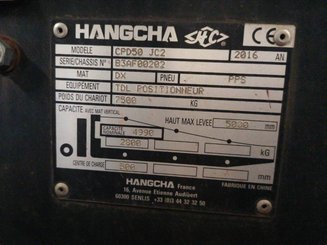 Carretilla contrapesada de 4 ruedas Hangcha J4W50