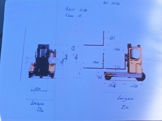 Carretilla multidireccional carga lateral AMLIFT COMBI C4000-12