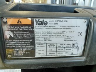 Carretilla contrapesada de 3 ruedas Yale ERP15VTSWB - 5