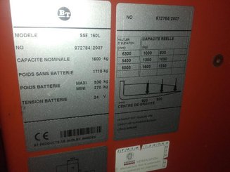 Apilador con plataforma BT SPS16 - 10