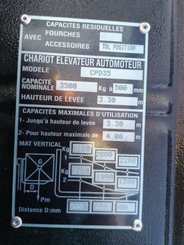 Carretilla contrapesada de 4 ruedas Hangcha A4W35 - 17
