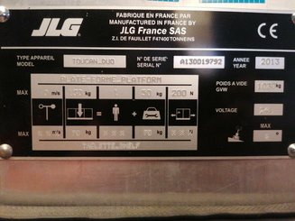 Plataforma de mástil JLG TOUCAN DUO