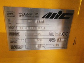Apilador con conductor acompañante MIC WP10M 280T - 10