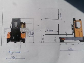 Carretilla carga lateral AMLIFT C5000-14 AMLAT - 28