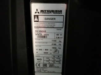 Carretilla retráctil Mitsubishi RB16N2HS