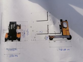 Carretilla carga lateral AMLIFT C50-14/55 AMLAT