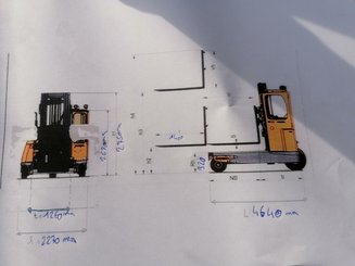 Carretilla carga lateral AMLIFT C50-14/55 AMLAT - 25