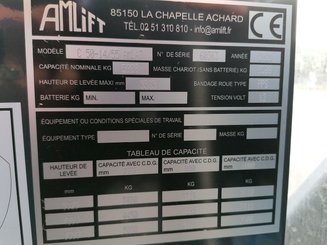 Carretilla carga lateral AMLIFT C50-14/55 AMLAT