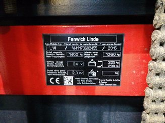 Apilador con conductor acompañante Fenwick L14 - 9