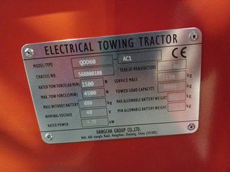 Tractor de remolque Hangcha QDD60-AC1