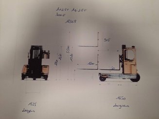 Carretilla multidireccional carga lateral AMLIFT AGILIFT 3000E - 24