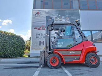Carretilla contrapesada de 4 ruedas Linde H70 D