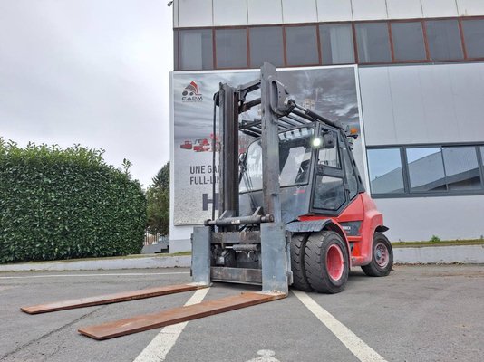 Carretilla contrapesada de 4 ruedas Fenwick Linde H50D-03 - 1