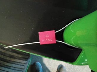 Transpaleta con plataforma Hangcha CBD20-XT1S-SI 